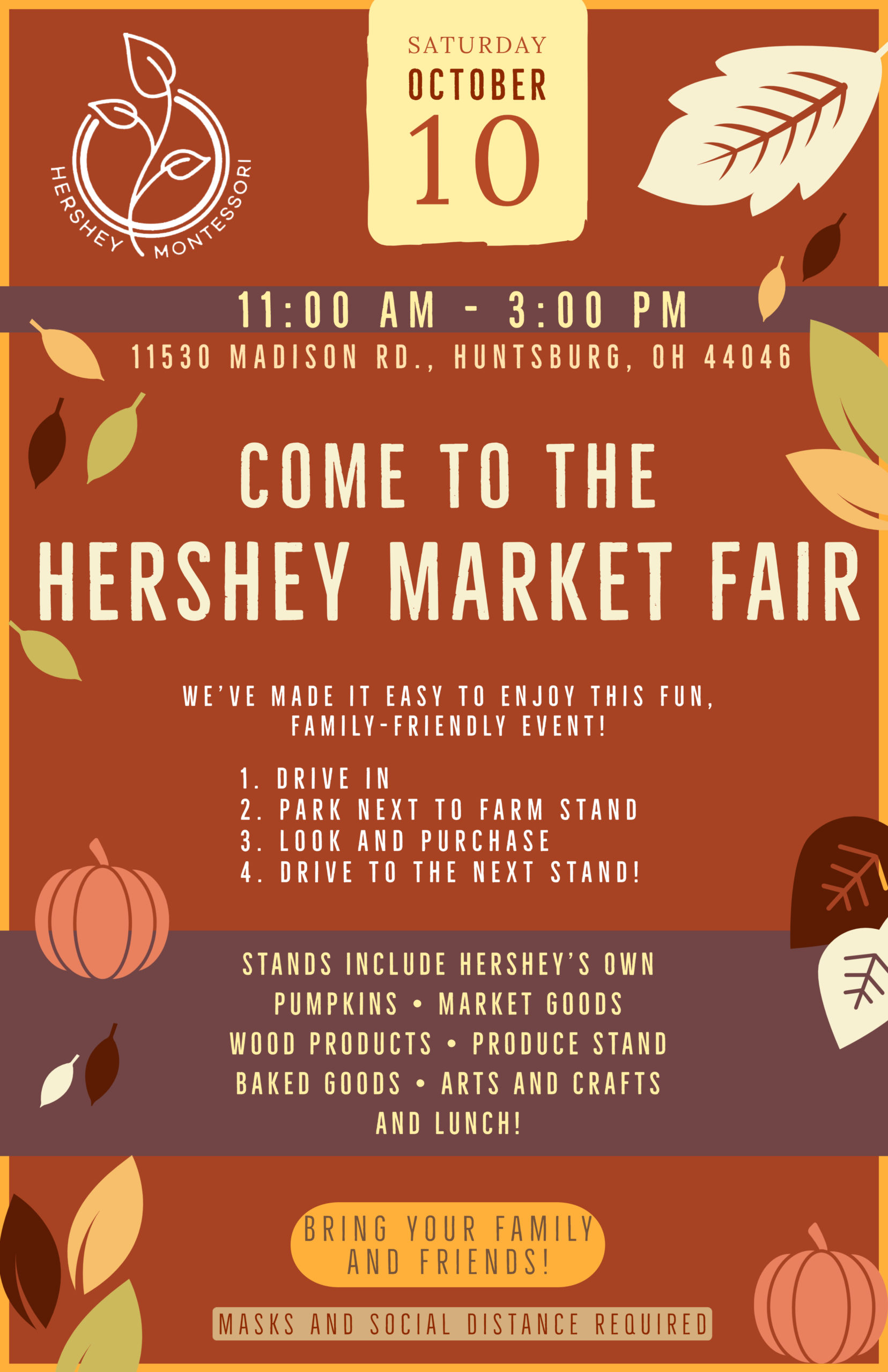 Don't Miss Our Hershey Market Fair! Hershey Montessori